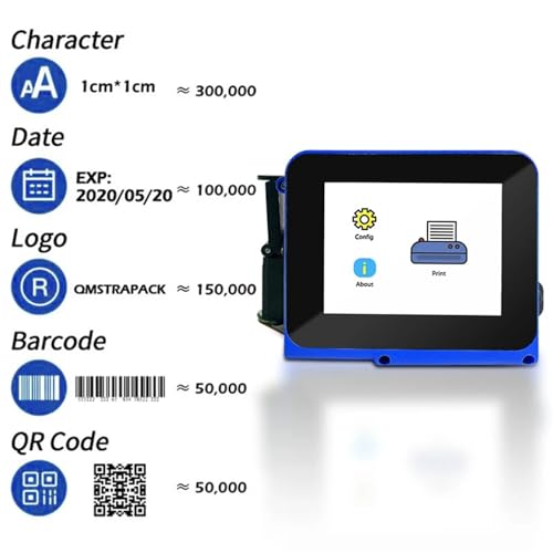Machine codage portable pour marquer un texte ou code QR sur plastique - 6