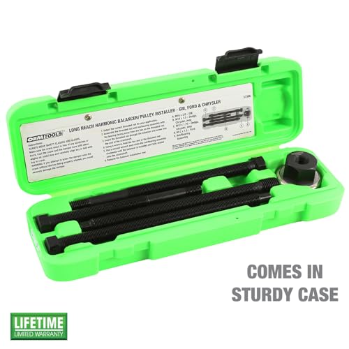image for OEMTOOLS 37306 Long-Reach Harmonic Balancer/Pulley Installer Kit, Extr