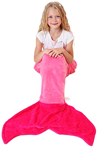Cuddly Blankets Mermaid Tail Blanket - Super Soft and Warm Polar Fleece Fabric