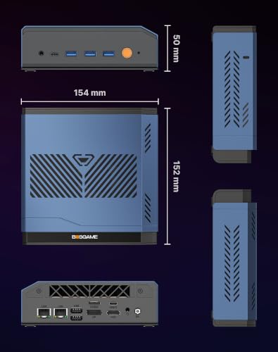 Image of BOSGAME M7 Mini PC with Intel Core Ultra 9 285H