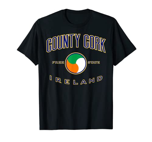 County Cork Ireland Camisa de manga larga para mujeres y hombres Camiseta