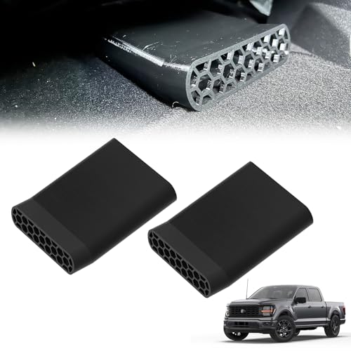 2 PCS Under Seat Vent Deflectors Compatible with Ford F150 2015-2024 Lightning & Raptor | Rear Floor AC Vent Directional Deflectors