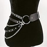 【Einzigartiges Design】Mit dem Gürtel können Ledersocken verbunden werden, die den Körper straffen und die Straffheit an Ihre Körperform anpassen.