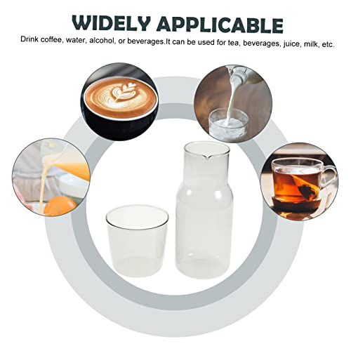 Vaso de vidrio para beber con asa aislante miniatura 4