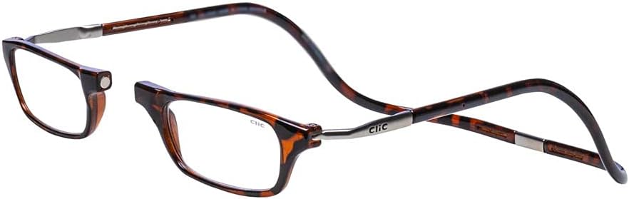 CliC Magnetic Reading Glasses (Expandable), Adjustable Temple Computer Readers, Original Expandable