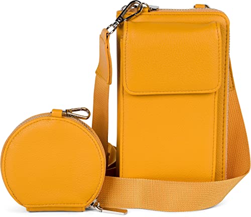 Mini Bag 2-pièces styleBREAKER avec compartiment téléphone et protection RFID, Crossbag pour femmes