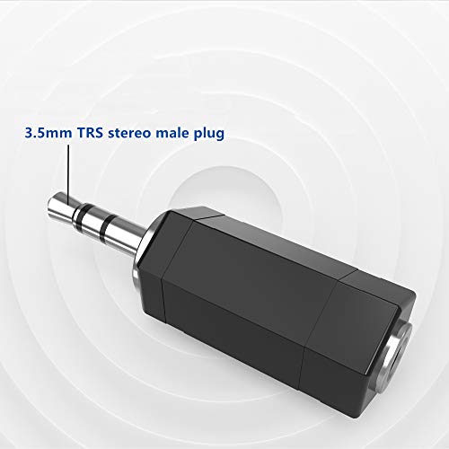 Adaptador estéreo a mono 3.5mm pack de 5 miniatura 4