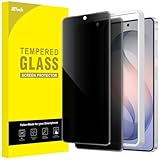 [Anti-Rayures & Compatible Coque] Fabriqué en verre trempé 9H, offrant une excellente protection contre les rayures et l'usure. La conception précise en micro-arc 2,5D avec un espace suffisant sur les bords assure la compatibilité avec la plupart des coques de protection