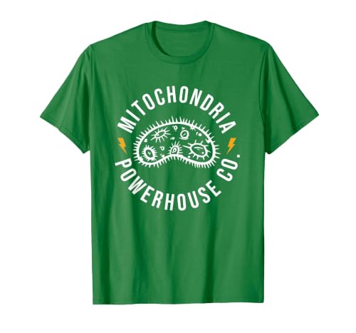 Mitochondria Powerhouse Co. T-Shirt, Men, Kelly Green, Medium