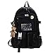 LAIKETE BTS Zaino Rucksack Steampunk Cranio per Laptop Unisex Zainetti Borsa da Scuola Viaggio Mare Sport Trekking School Bag