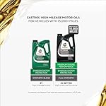 Castrol GTX High Mileage 10W-30 Synthetic Blend Motor Oil, 5 Quarts - Image 5