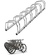ガービー（Garvee） 6 台用 自転車スタンド 斜め置き 強風対応 転倒防止 サイクルラック 屋外 電動自転車 収納 22-28 インチ対応