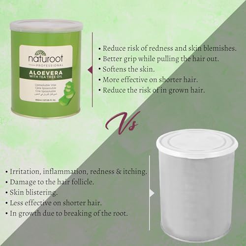 Image of Aloevera Liposoluble Wax, 800g, with FREE Pre Wax Gel 50ml & Post Wax Oil, 50ml