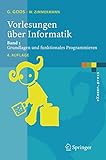 Vorlesungen über Informatik: Band 1: Grundlagen und funktionales Programmieren (eXamen.press)