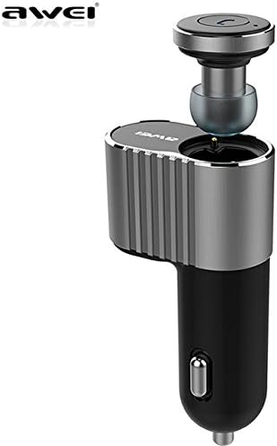 Awei A871BL cuffie Bluetooth, caricatore per auto, v4.1 cuffie Bluetooth  con caricatore auto USB, caricabatterie, compatibile con Mini wireless  Headset : Amazon.it: Elettronica