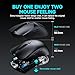 RAWM Wireless 8K Lightweight Gaming Mouse, PAW3395 Optical Sensor, 26000 DPI, MCU Nordic 52480, 600mAh Rechargable Battery, Customizable Symmetrical Mice, 8K Dongle Included