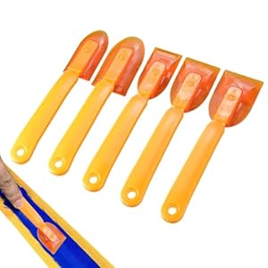 Generisch USCK65QC1H8WXK70GD6I Fliesenschaber Set, 5 Stück, Orange