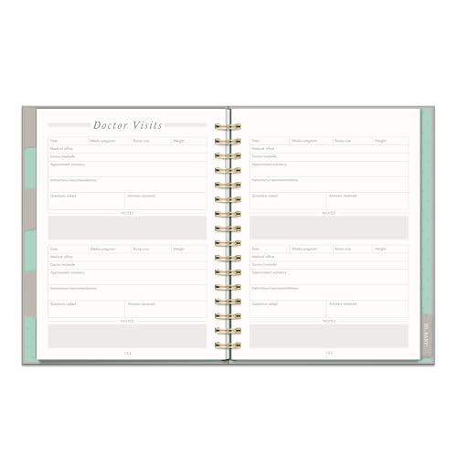 Image of Studio Oh! Countdown to Baby Pregnancy Journal for Women - Hardcover Guided Journal & Daily Planner, 144 Pages, Weekly Planner, To-Do List & Tracker, 6 Tabbed Divider Pockets, 100 gsm Paper [Unknown Binding] [Unknown Binding] [Unknown Binding] [Unknown Binding]