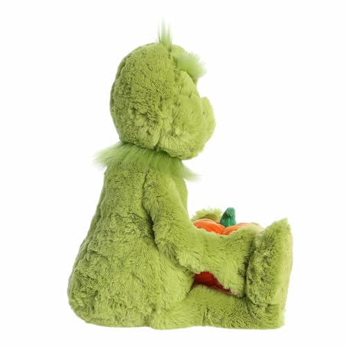 Grinch Peluche Jack-O-Lantern 26,7 cm : doudou vert et doux aux couleurs d'Halloween