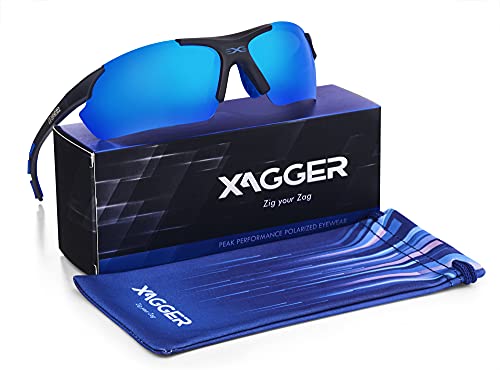 Xagger Polarized Wrap Around Sport Sunglasses For Men Women Uv400 Lightweight Baseball Running Cycling Glasses #TOP3