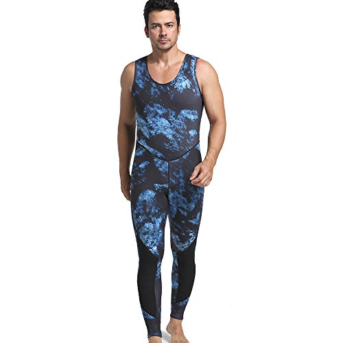 Myledi Camo Wetsuit 3Mm Neoprene Super Stretch Free Diving And Spearfishing Wetsuit Including Long John And Jacket (My051, L) #TOP3