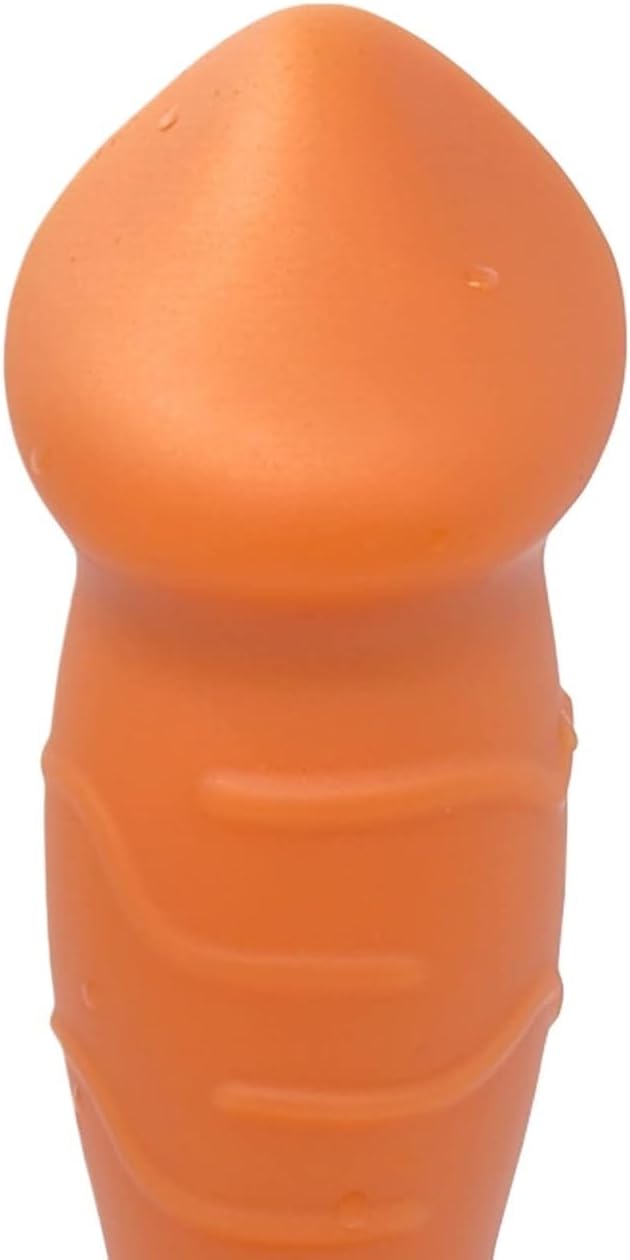 Anal Plug Anal Dildo Butt Plug Realistic Dildo with Suction Cup Real Penis Sex Toy for Men Women(Golden,Large)