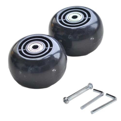 80mm Scooter Rear Wheel with Bearings (Black)