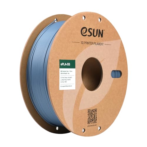 eSUN PLA Basic Filament 1.75mm 1KG(2.2 LBS),Speedy PLA Filament, Light Grey