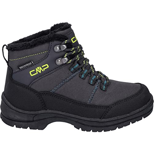 CMP KIDS ANNUUK SNOW BOOT WP, Stivali da Neve Unisex - Bambini e ragazzi, Antracite-Deep Lake, 37 EU