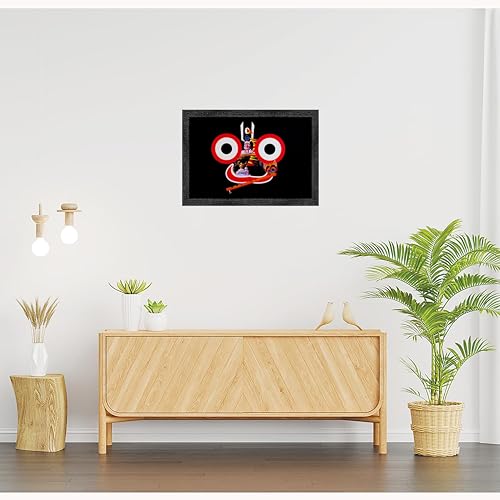 Image of Jagannath Photo Frame, Black, Sparkle Coated Laminations, 14x20 Inch 53