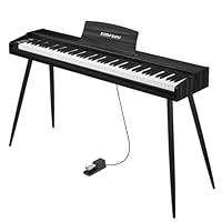 電子ピアノ 88鍵盤 木製 ペダル付き スタンド アダプター 日本語説明書 Amazon | [MRG] 電子ピアノ 木目調 88鍵盤 木製 MIDI対応 楽譜