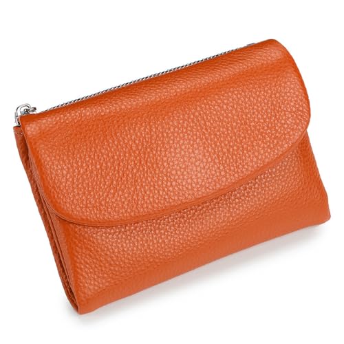 Joyfullygo Wallet, Joyfullygo Unisex Pebble Leather Wallet, Waterproof, with Credit Card Holder, Coin & Cash Slots (#8)