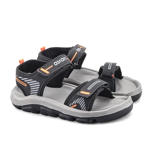 Image of ASIAN Virat Junior-14 Kids Sports Sandals with Velcro Straps | Cushioned Footbed, Lightweight & Anti-Slip Grip | Ideal for Play & Outdoor Use