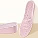 3 Pares De Plantillas De Aumento Unisex, Plantilla De Aumento De Longitud Completa De Espuma, Plantillas De Aumento Invisibles De Vellón Bereber, Almohadillas Para Zapatos Calientes,Rosado,L35xH3.5cm