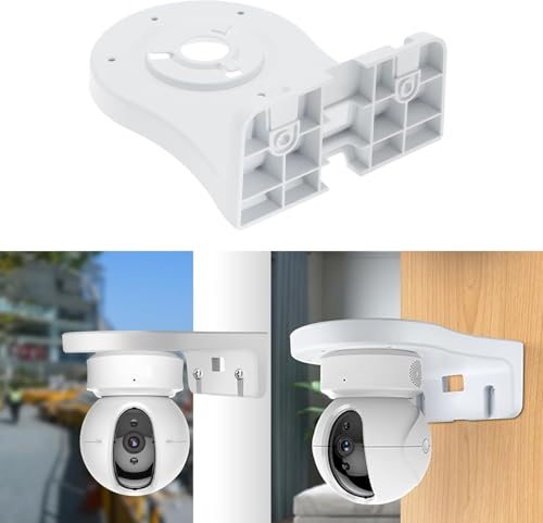 Image of Bectro PVC Indoor & Outdoor Wall Mount L-Type Mounting Bracket Specially Designed to be Compatible with EZVIZ C6 Series & C4 Series Smart CCTV Security Cameras (Pack of 2)