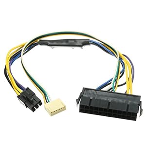 Tutoy 24Pin To 2-Port 6Pin 18 Awg ATX PSU stroomkabel voor Hp Z220 Z230 Sff Mainboard