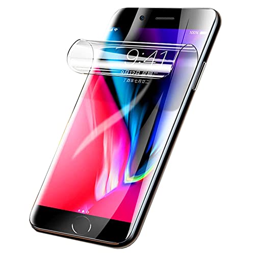 Iiseon Filtro de Premium hidrogel para iPhone SE 2022 2020 /iPhone 8 (4.7'), Protector de Pantalla, 2 Unidades Suave Película Protectora [Transparente] [Alta sensibilidad] (Película no templada)
