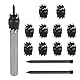 EEEKit 13PCS Punktschweiß Schneider Kit, 3/8HSS Spot Weld Cutter Bohrer Sechskant Blechlochschneider Entferner für Power Drill Punktschweißen