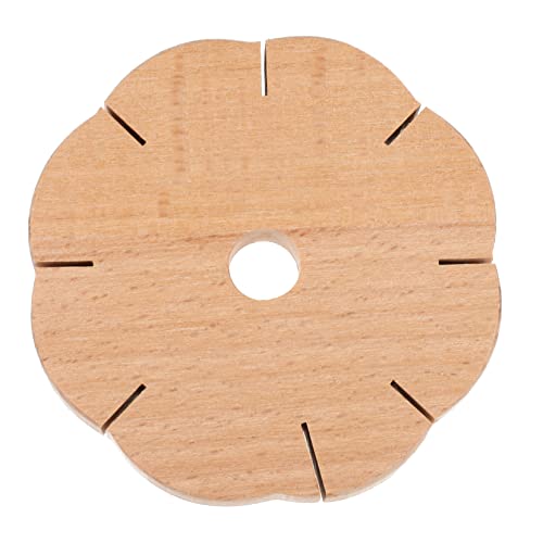 FUNOMOCYA 1pc Rope Knitting Machine Weaving Loom Tools Cord Braid Disc DIY Craft Knitting Tool Bracelet Braiding Tool DIY Knitted Tool DIY Braiding Tool Beading Kits Wooden Comb Beaded