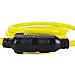 HENGYI L5-30P to L5-30R Heavy Duty Generator Locking Power Cord,3Prong Generator Extension Cord,SJTW 10GUAGE, 3750W,30A,Yellow,10FT