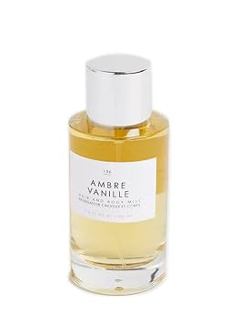 Gourmand Ambre Vanille Hair + Body Mist 3.4 Fl.Oz! Blend Of Bergamot, Amber, Sandalwood and Musk! Perfumed Hair & Body Mist For All Day Long-Lasting Freshness! Choose Your Scent! Ambre Vanille
