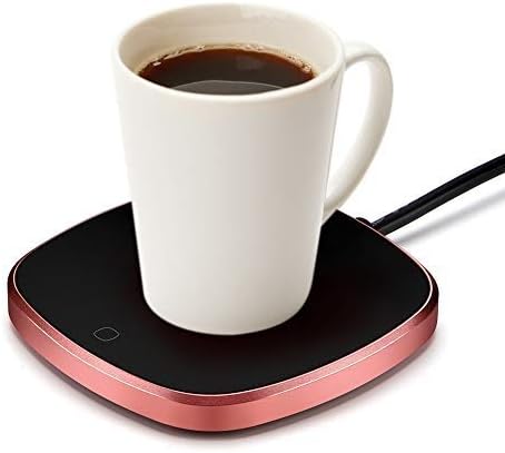 Haofy Coffee Mug Cup Heating Mat, Touch Electric Coaster, Electric Cup Mat Beverage Warm Plate Electric Coffee Milk Warmer Pad, with Two Temperature Settings for Coffee Tea Office and Home