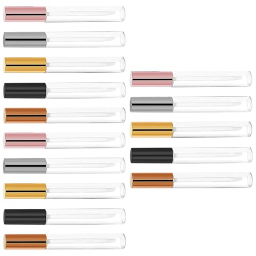 Tubes de gloss à lèvres vides compacts 10ml en ABS pour cosmétiques maison et voyage de fille