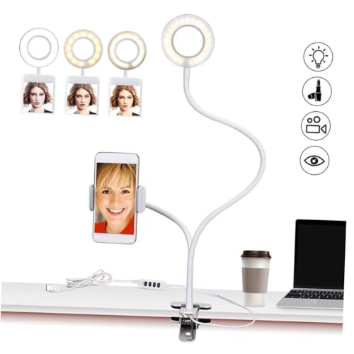 Soporte de luz de relleno LED USB para evitar sombras en videoconferencias 6