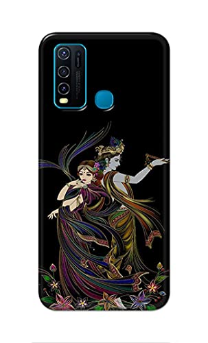 Image of Lord Radha and Krishna Hard Back Case Cover for Vivo Y30 / Vivo Y50 Back Cover -(J5) VNS2223