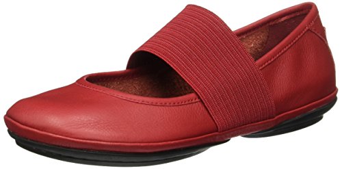 CAMPER Damen Right Nina Geschlossene Ballerinas, Rot (Medium Red 610), 40 EU