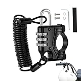 Facile à utiliser : équipé d'une serrure à combinaison numérique, ce verrou de casque de moto simplifie l'utilisation en supprimant le besoin de clés physiques, offrant une performance antivol fiable, que ce soit pour les trajets quotidiens ou les longues distances pendant les week-ends