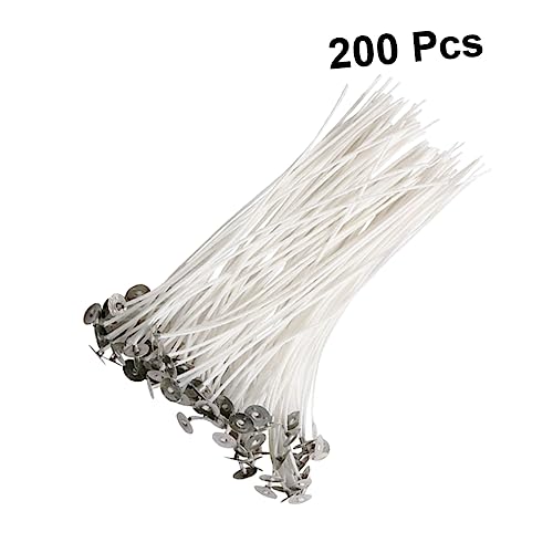 200 piezas mechas para velas de algodón de 9cm miniatura 5
