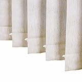 100% Blackout Vertical Window Shades, 3.5inch Slat Fabric Thermal Insulated Energy Saving UV Protect