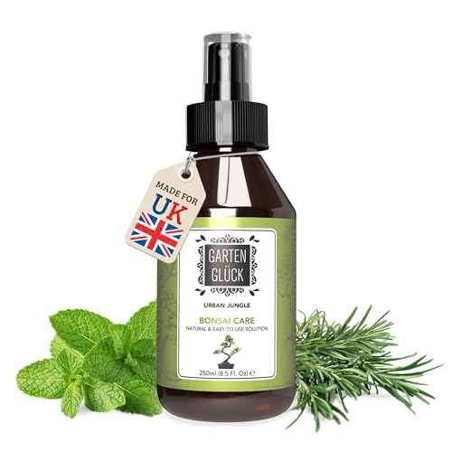 Garten Glück Bonsai Fertilizer - Liquid Feed Spray, 250ml - Organic, Easy-to-Use Tree Food for Indoor & Outdoor Bonsai Care Kits